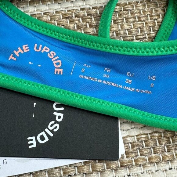 The Upside Women's Wavelegnth Gia Bralette Colorblock Size Small - Picture 4 of 11